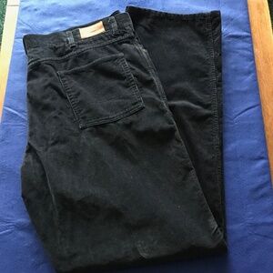 L L Bean Navy Blue Corduroy Jeans (Men's) (42 x 36)
